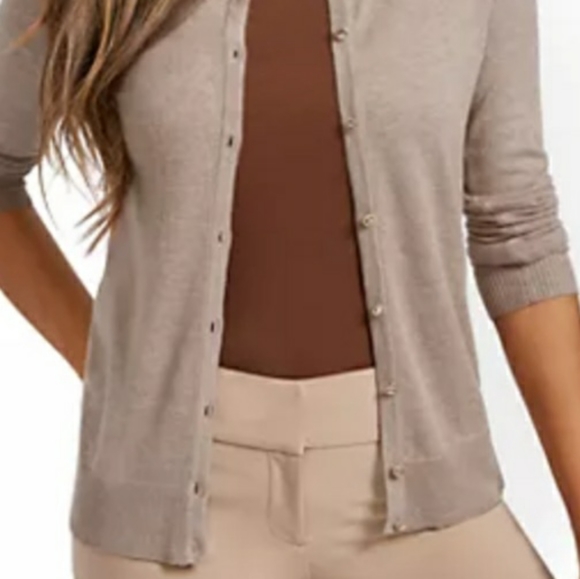 New York & Company Sweaters - NWT NY&Company Beige Cardigan